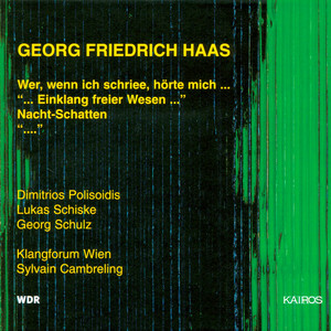 Georg Friedrich Haas: Chamber Music