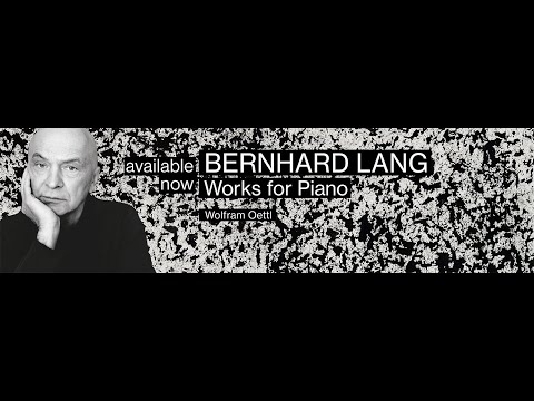 Preview image for the video "Bernhard Lang talks about his Piano Music".