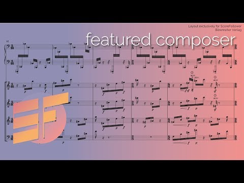 Preview image for the video "Beat Furrer — spur [w/ score]".