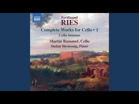 Preview image for the video "Ferdinand Ries: Sonata for Cello and Piano No. 2 in A Major, Op. 21 (Martin Rummel, Stefan Stroissnig)".